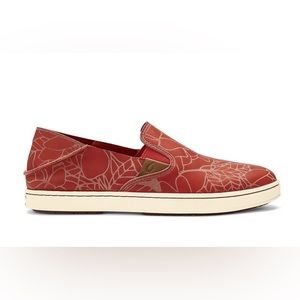 Olukai Pehuea Lau Leather Slide Sneaker Womens 8.5